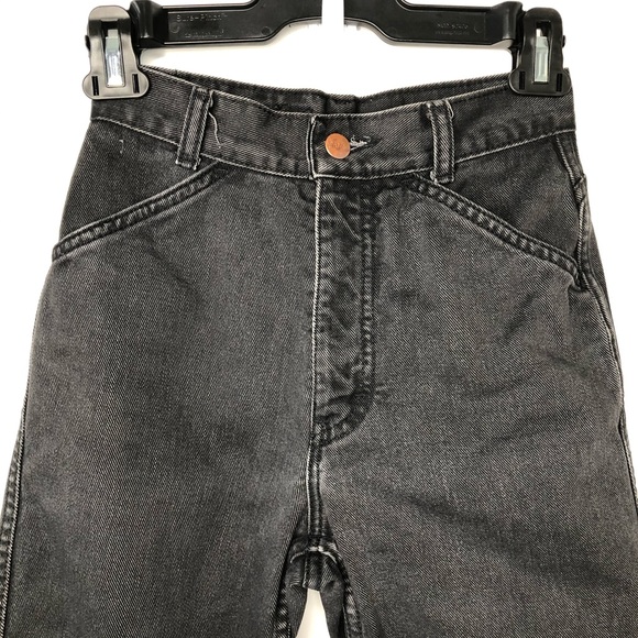 Vintage Entree Cote D'Azur High Waist Black Jeans - Picture 5 of 10